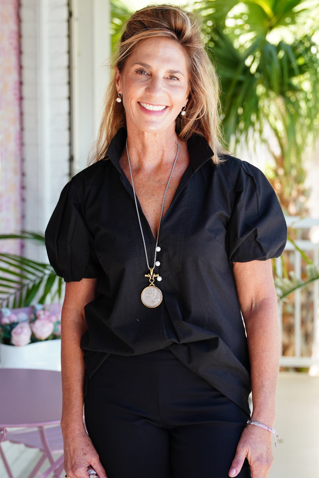 Virginia Top Black