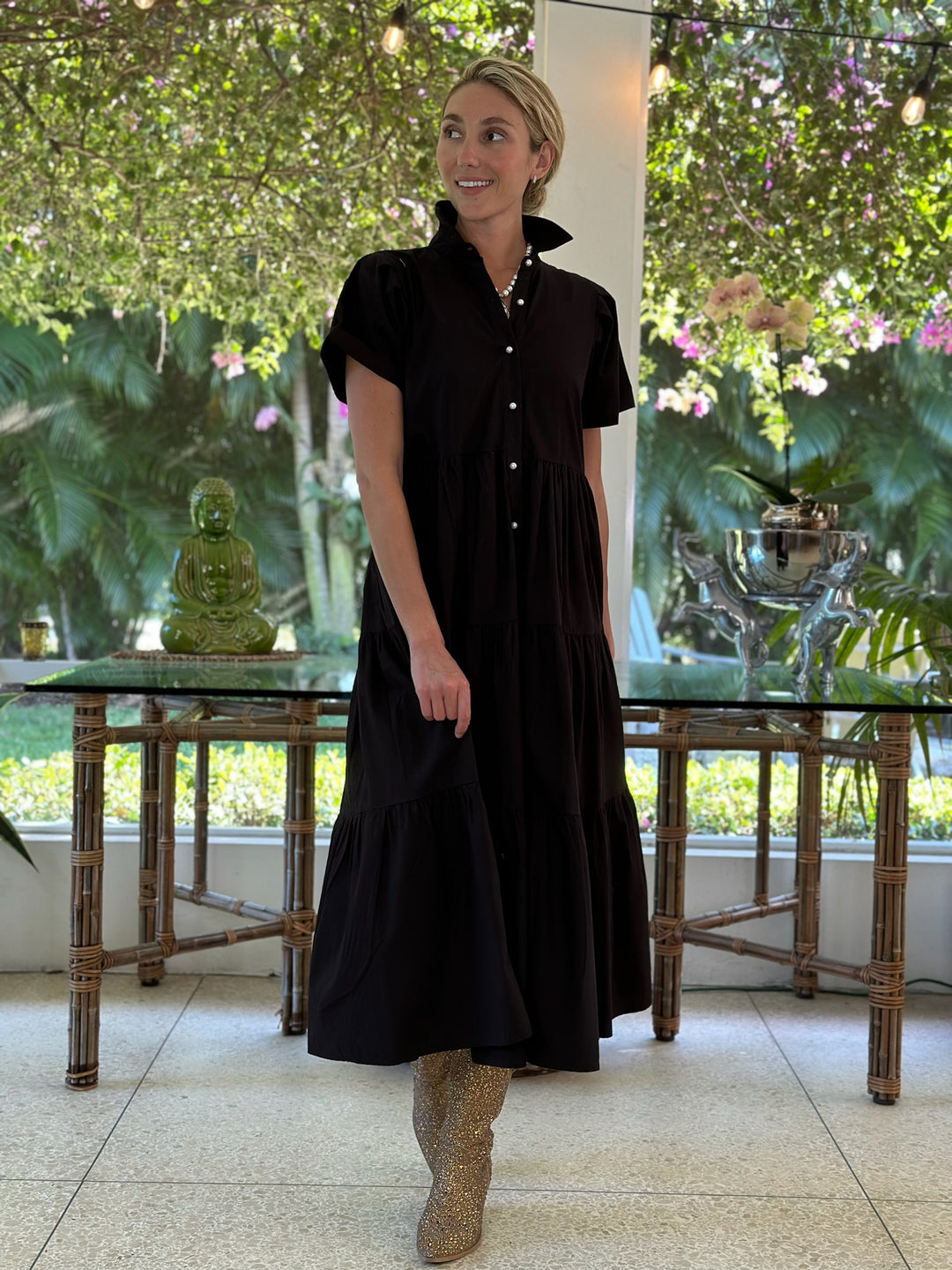 Kristina Dress Charcoal