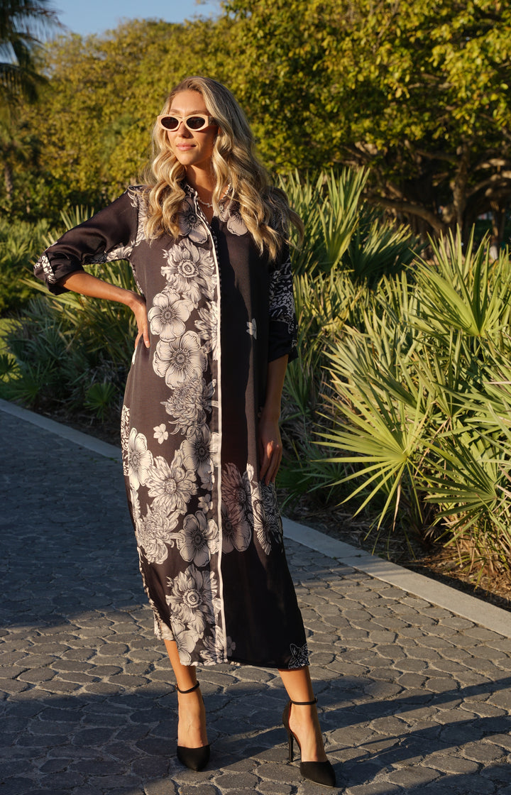 French Dress Black Tiger