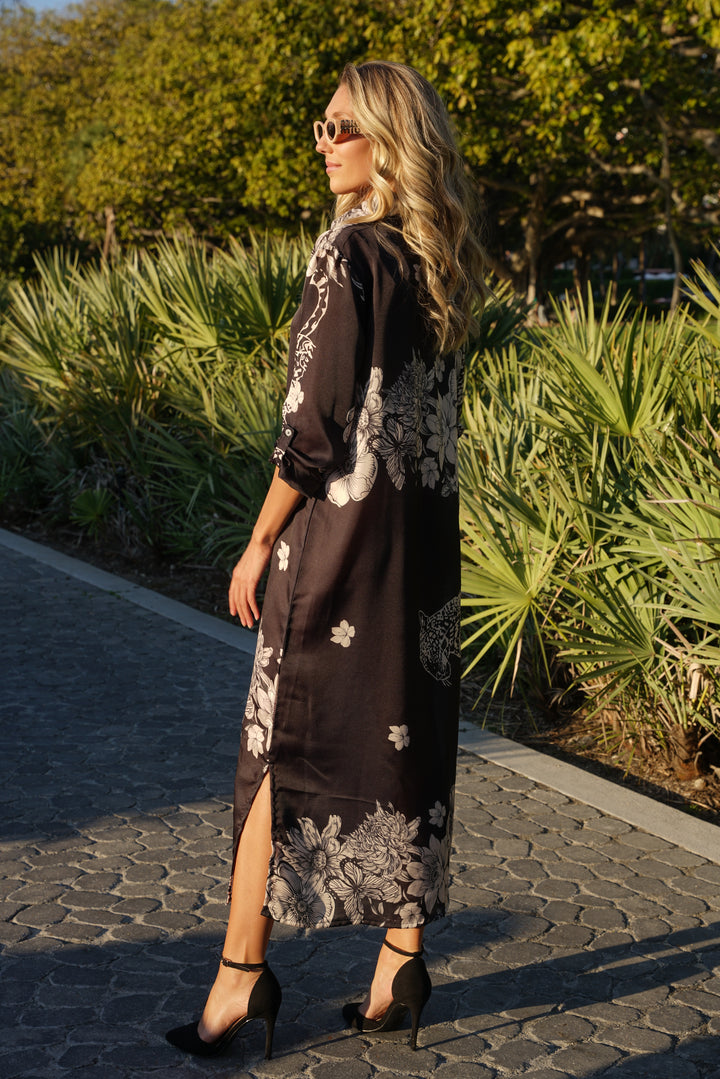 French Dress Black Tiger