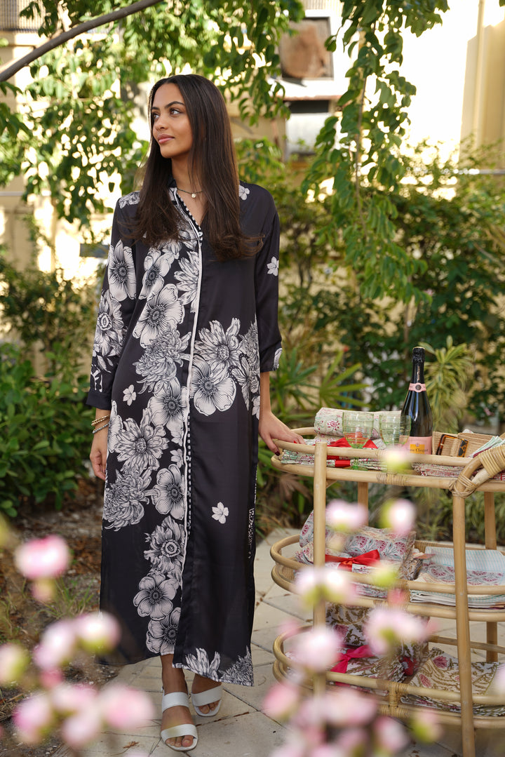 French Dress Black Tiger