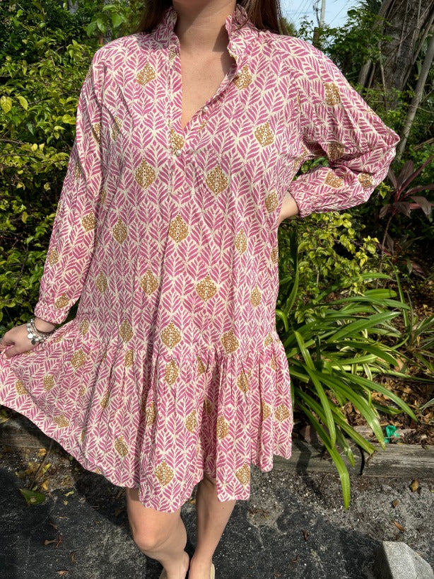 Megan Dress Colony Pink