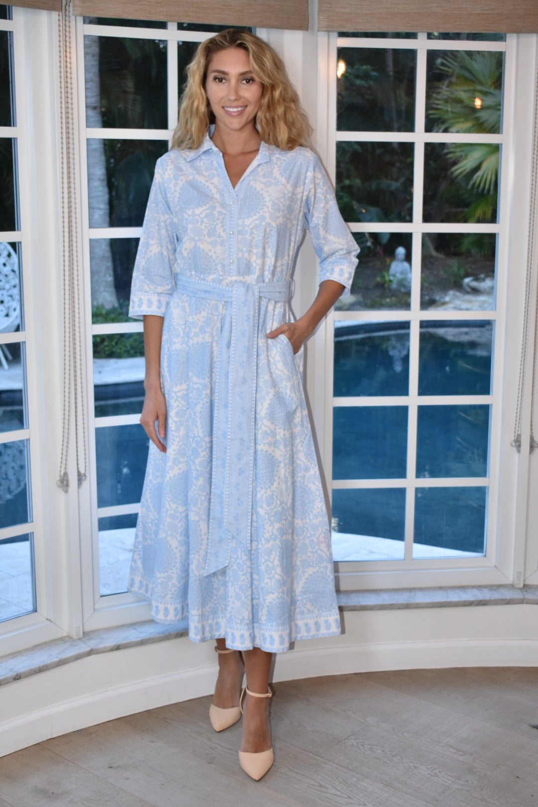 Desert Dress Tobacco Leaf Sky – Just Darviny