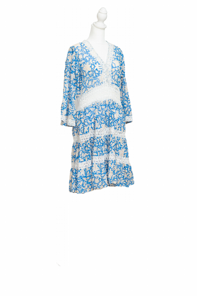 Aziza Short Dress Blue