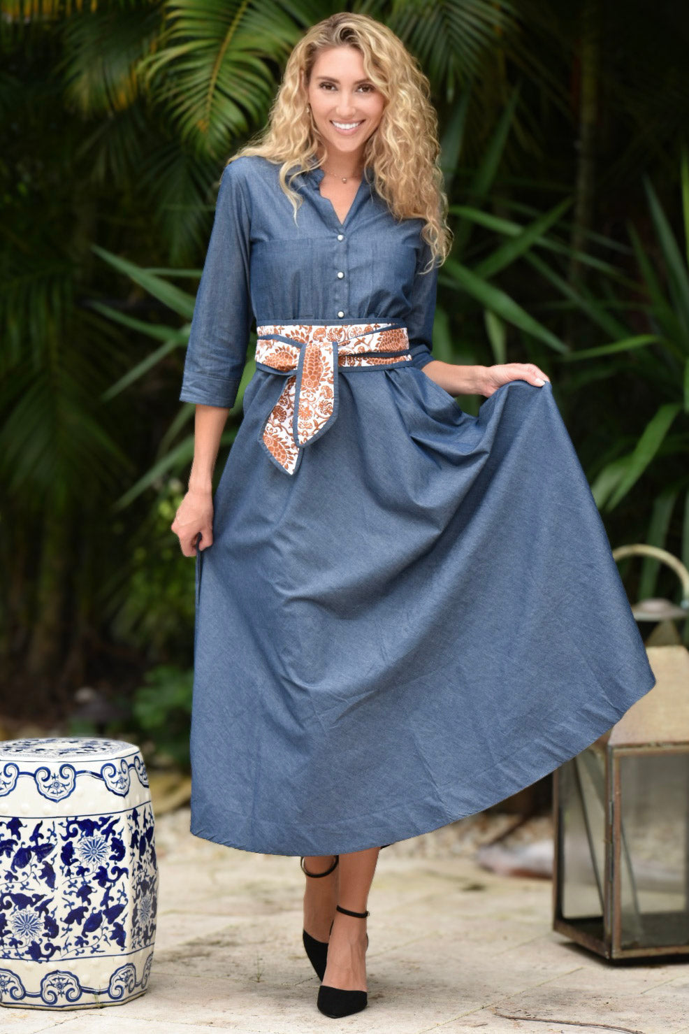 Desert Dress Denim Denim / XS Desert Dress Denim Denim / XS