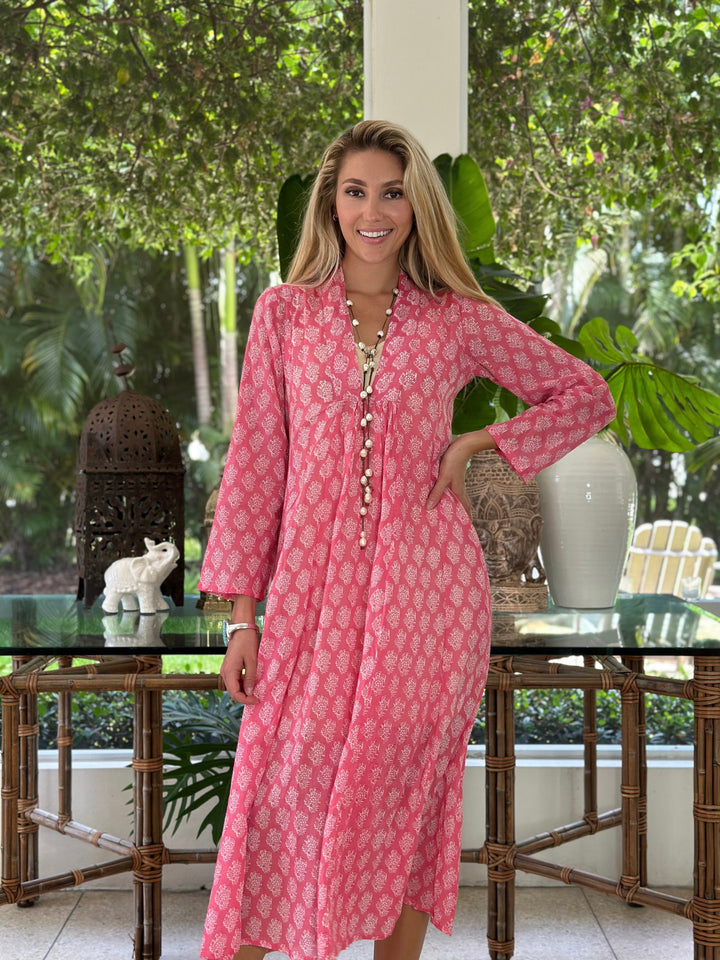 Karolina Dress Bahama Pink