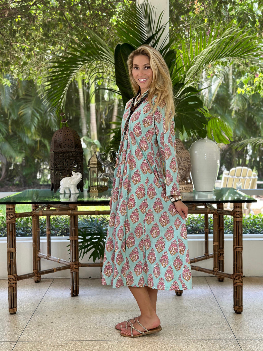 Karolina Dress Bahama Sea