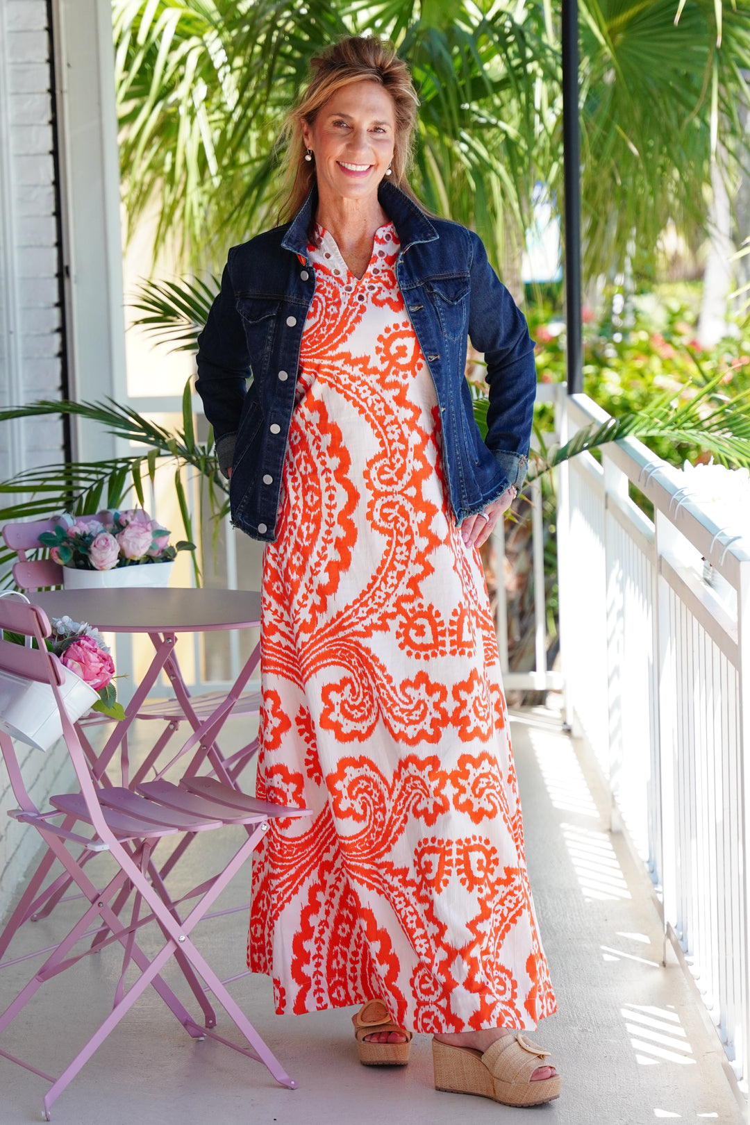 Goa Dress Fire Ikat