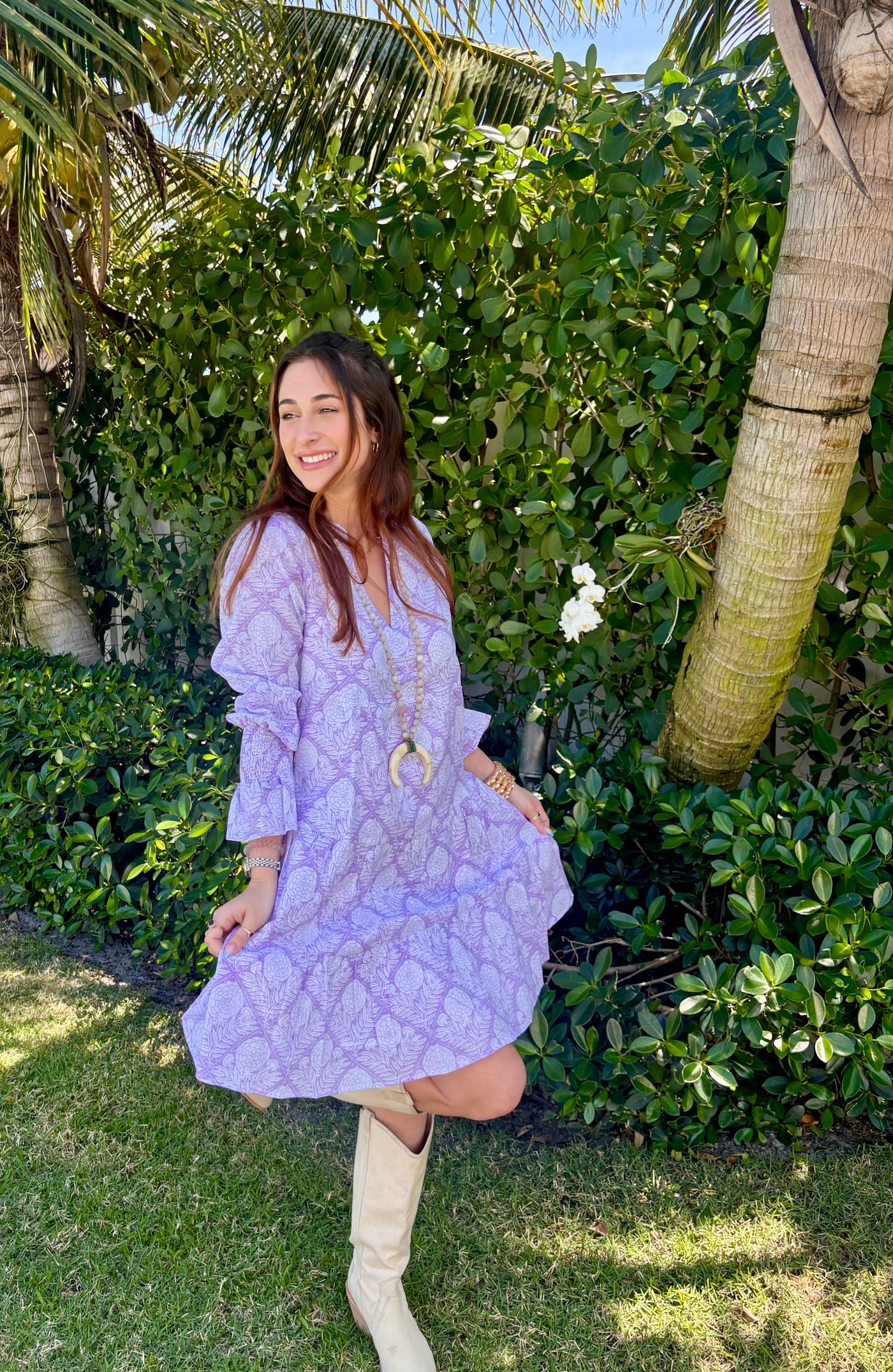 Malibu Dress Hydrangea Purple
