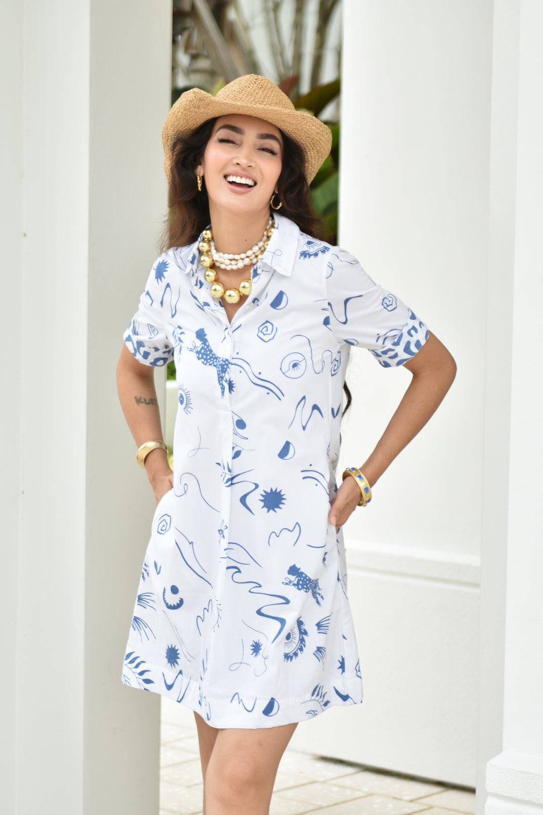 Charlotte Dress Santorini