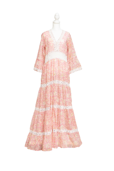 Aziza Long Dress Darviny Pink