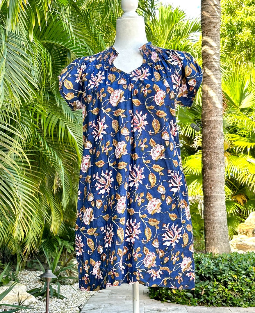 Sally Dress Charleston Floral Navy Just Darviny Sally Dress Charleston Floral Navy Just Darviny