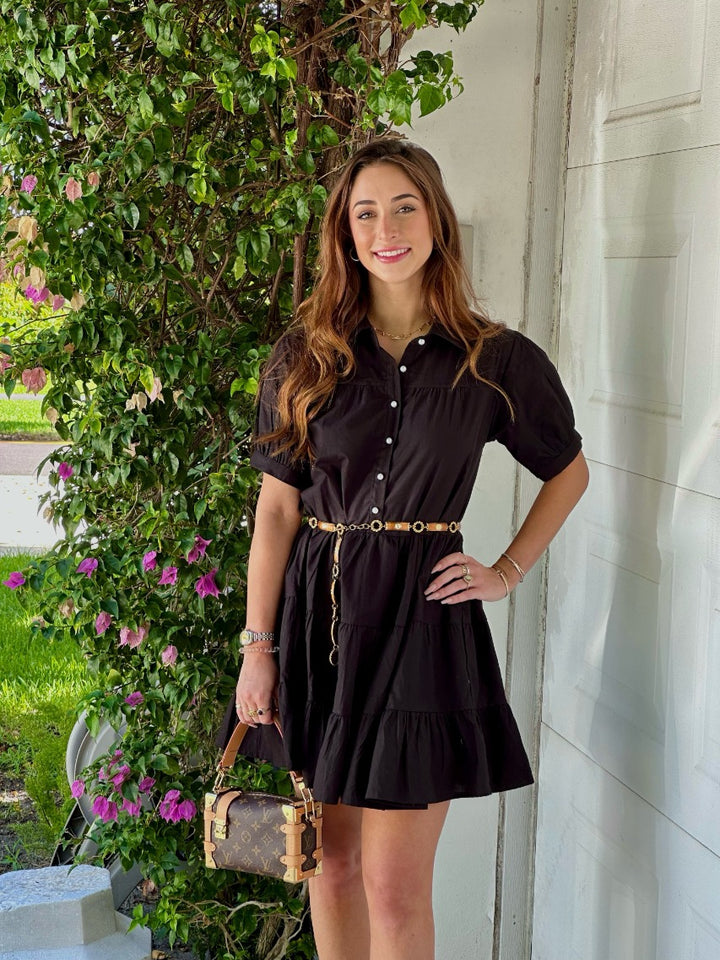 Georgia Delray Dress Black