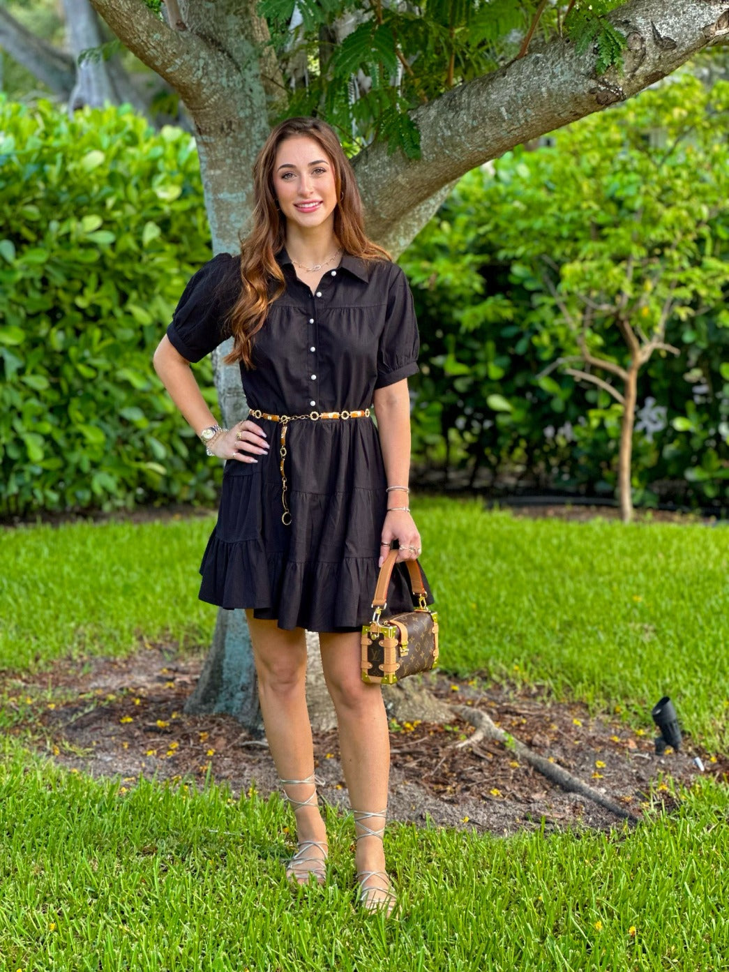 Georgia Delray Dress Black