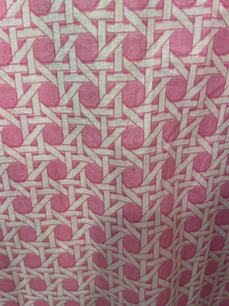 Tunic Dress Lattice Pink Sample