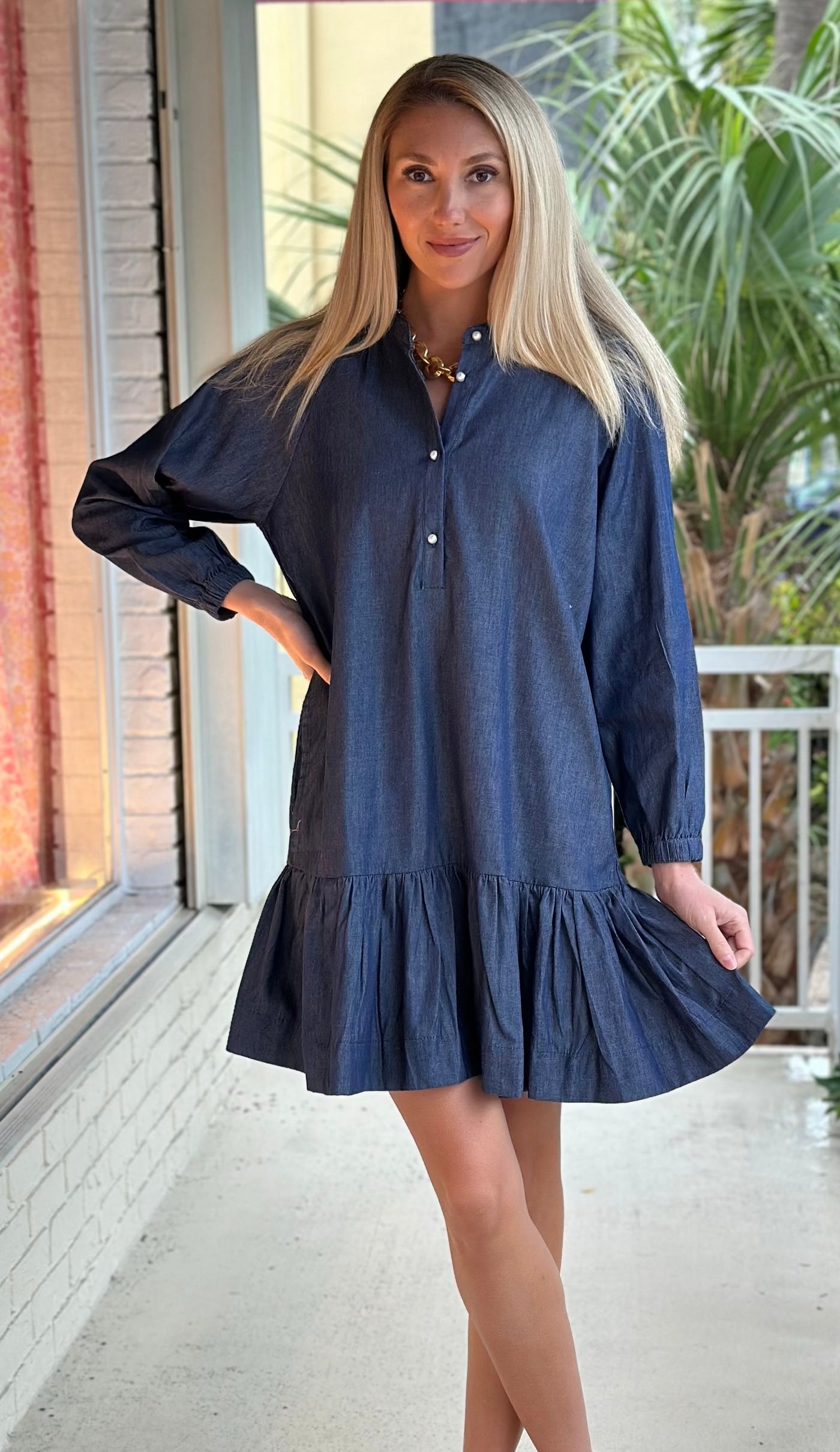 Serimeg Dress Denim