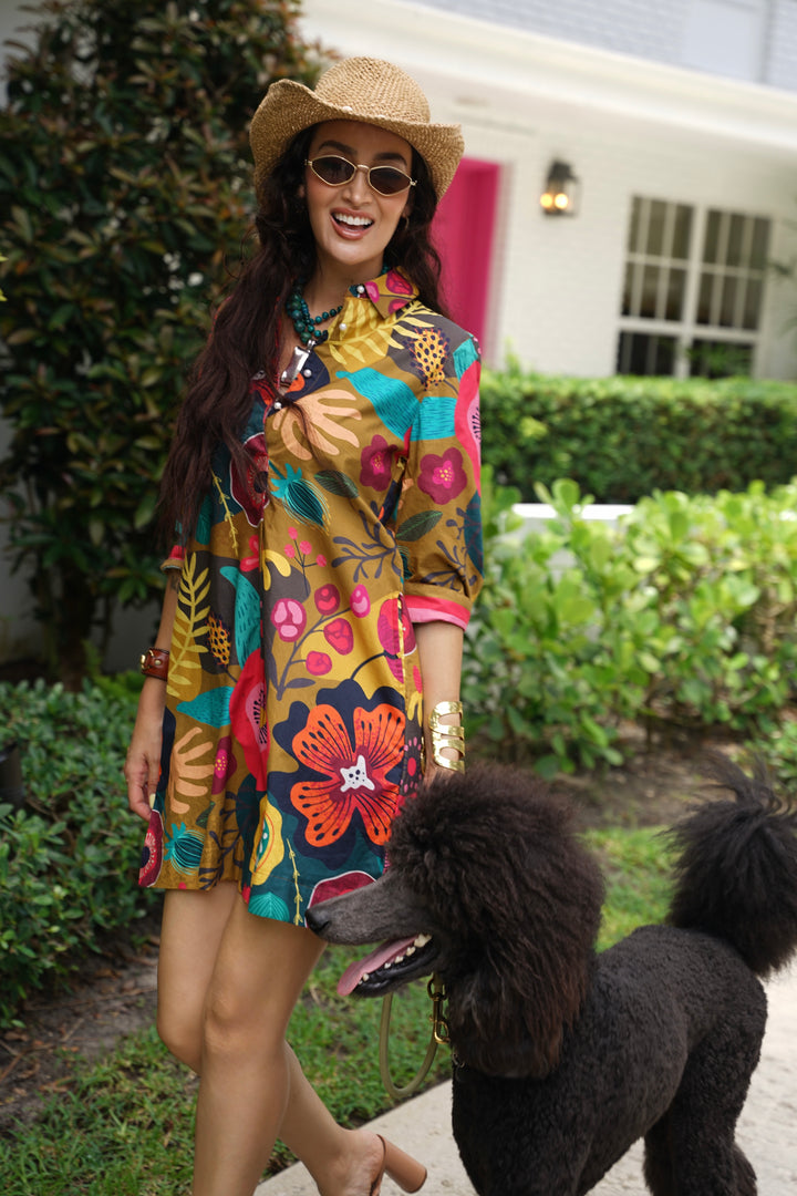 Margaux Dress Fall Blossom