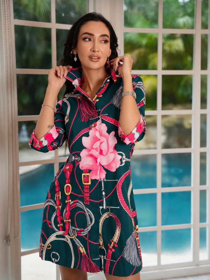 Margaux Dress Kentucky Pine