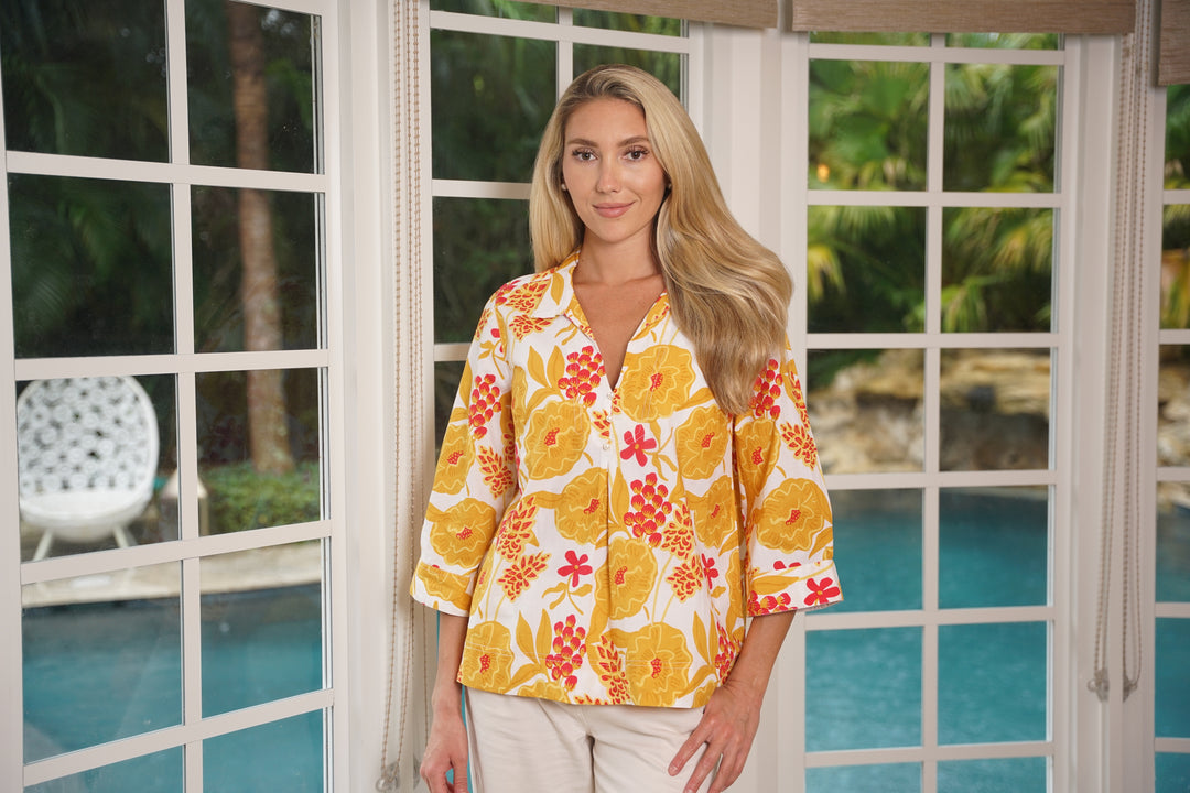 Marseille Top Ochre Smile