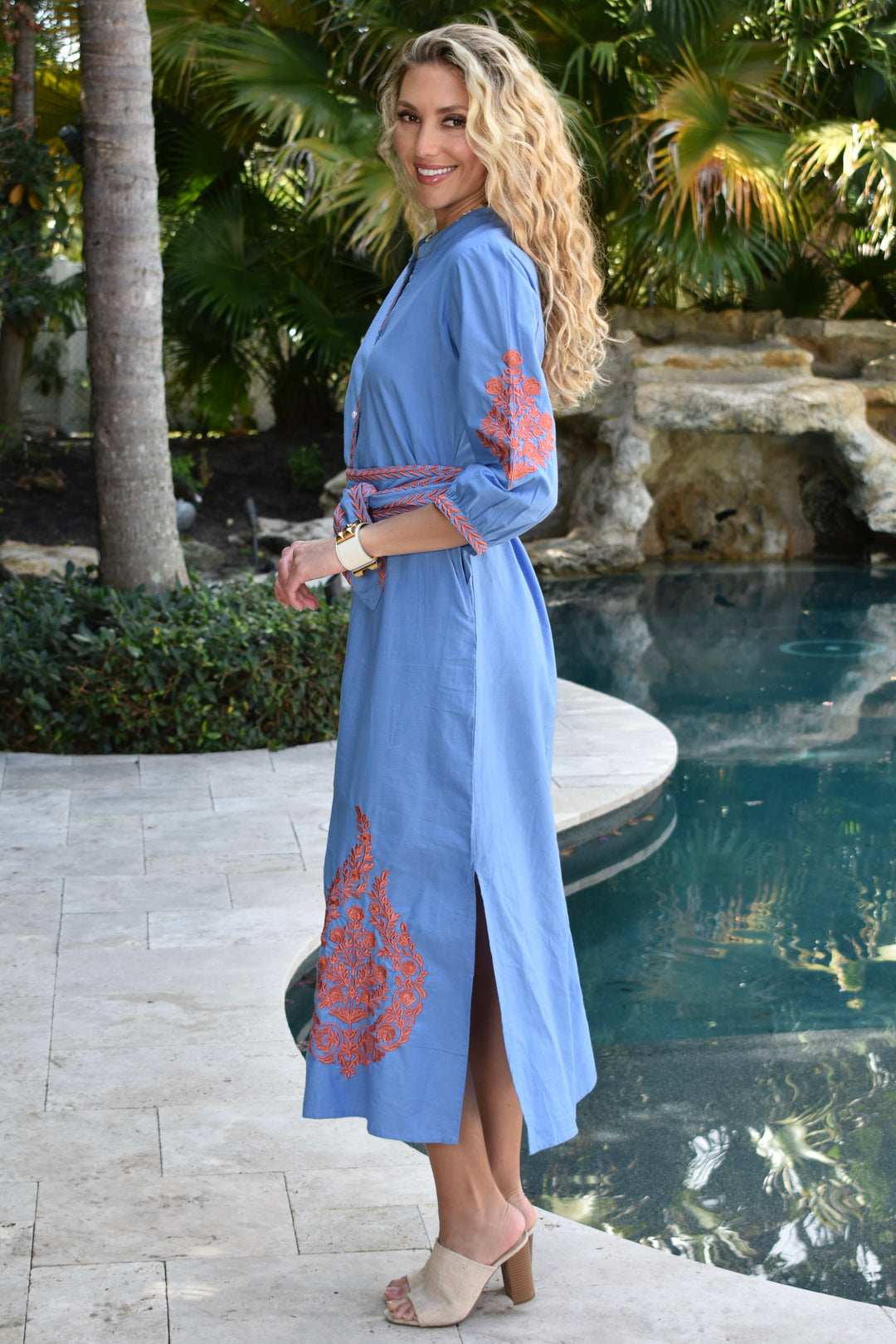 Mykonos Dress Gasparilla Coral