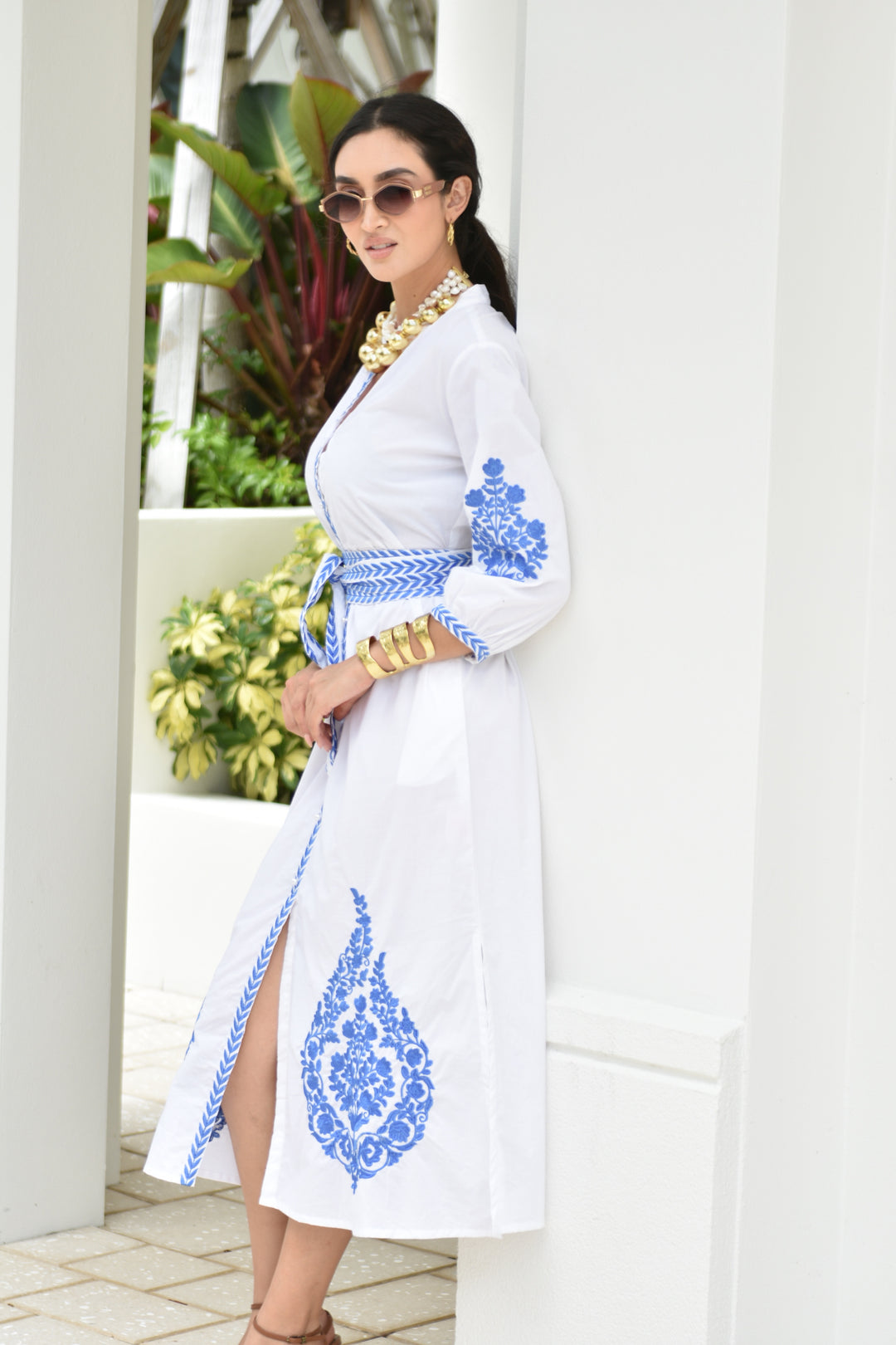Mykonos Dress Ocean