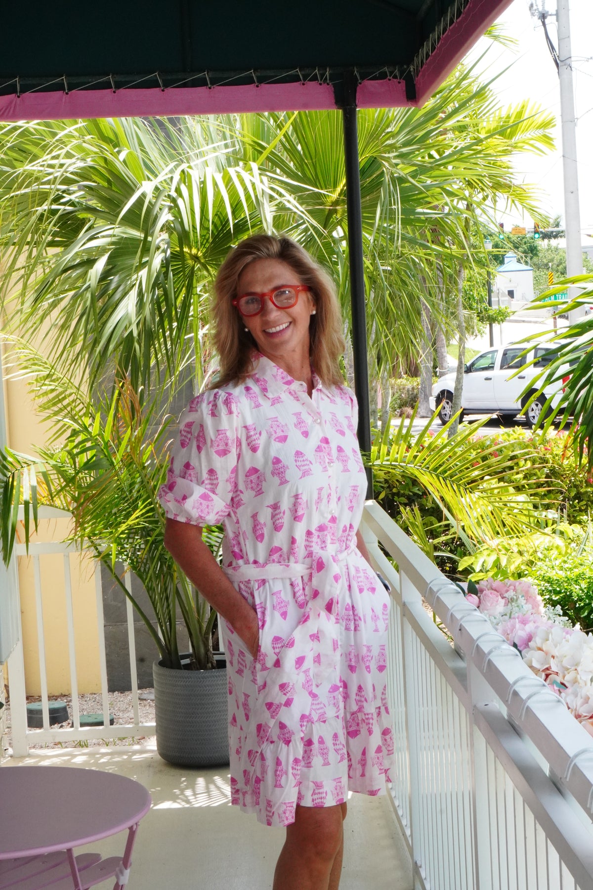 pink fish dress Engineered pink fish Dress Shaghayegh Tafreshi