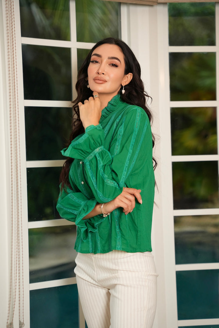Singapore Shirt Emerald
