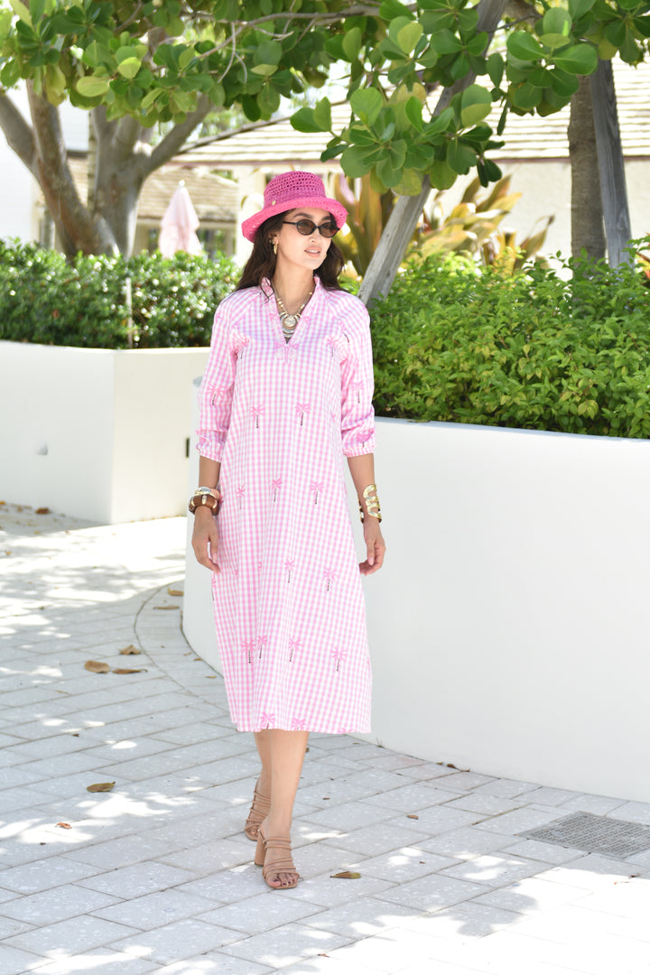 St. Tropez Dress Rosé Palms