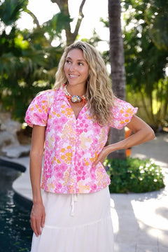 Virginia Top Brazil Pink