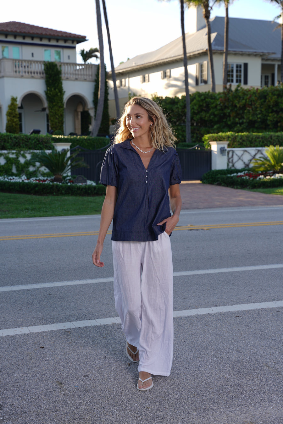 JUST DARVINY Kristina Top - Salmon