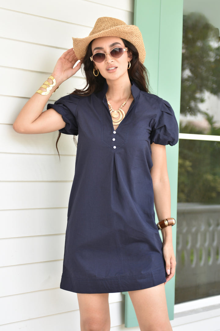 Virginia Dress Navy