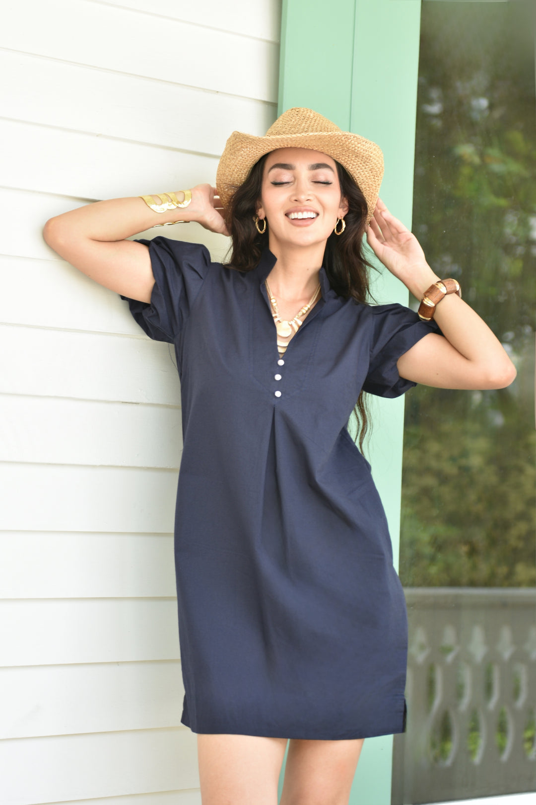 Virginia Dress Navy