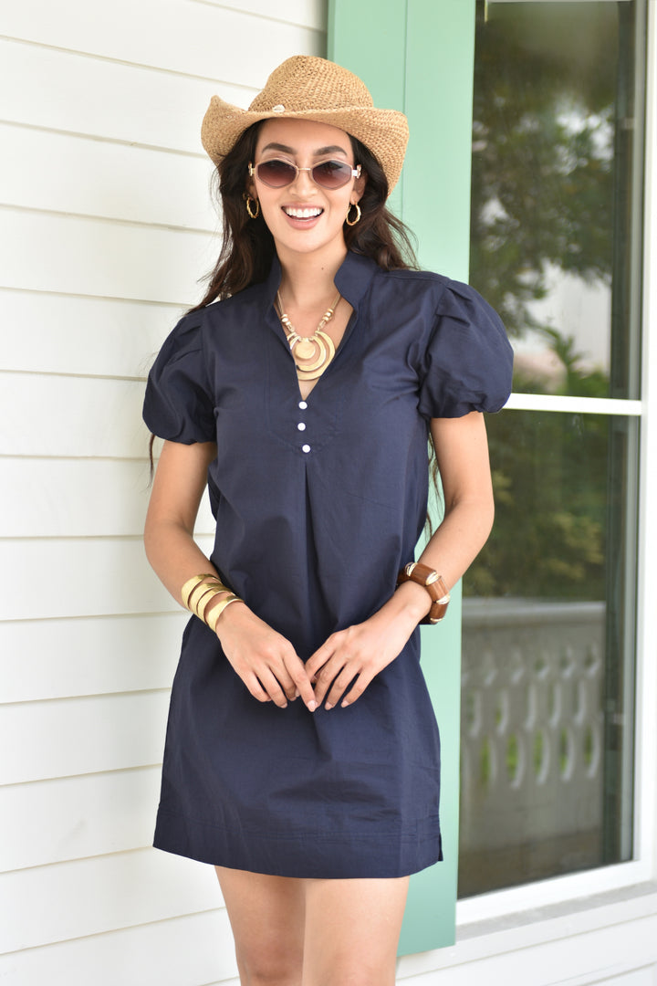 Virginia Dress Navy