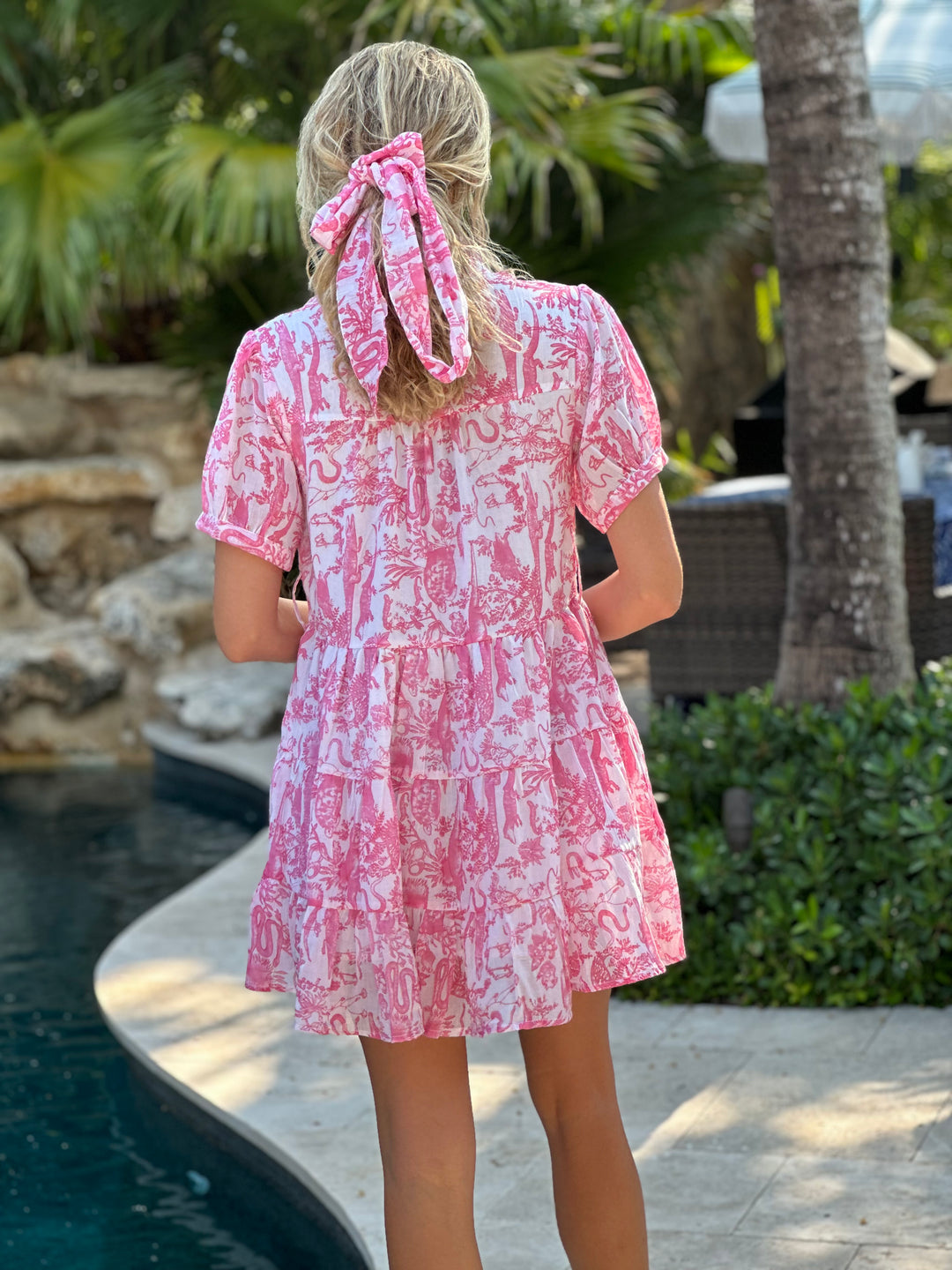 Georgia Delray Dress Bayou Hibiscus