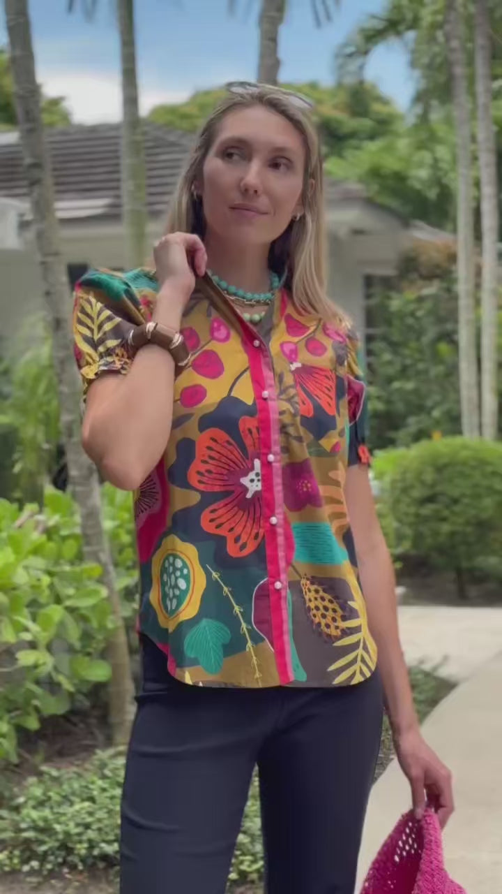 Dar Shirt Fall Blossom