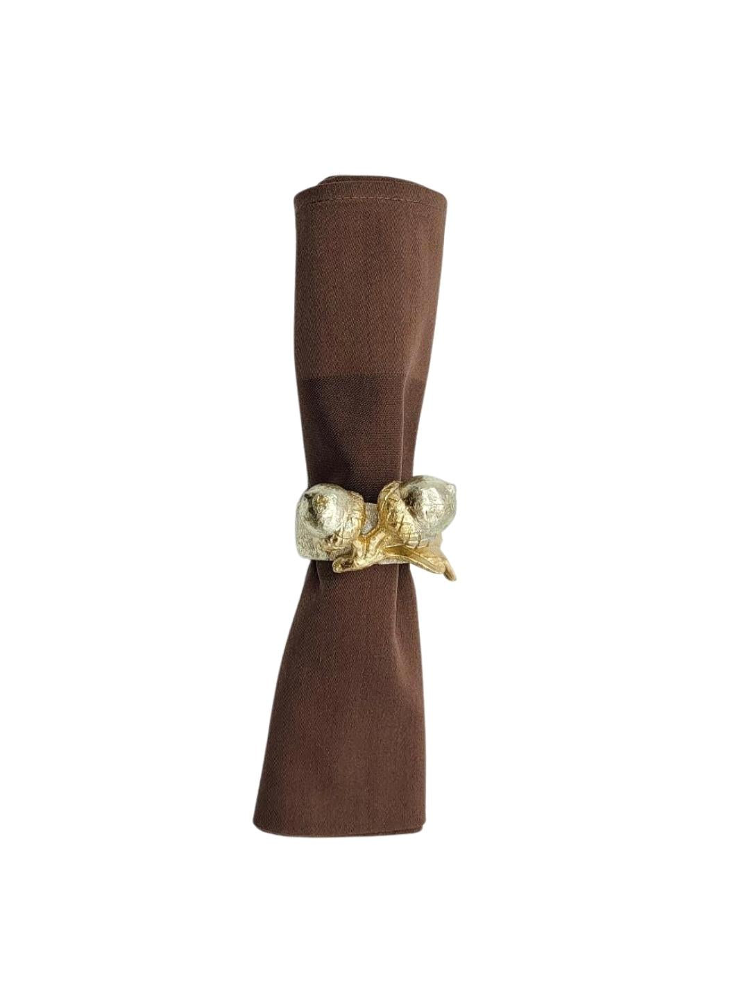 Golden Acorn - Napkin Rings