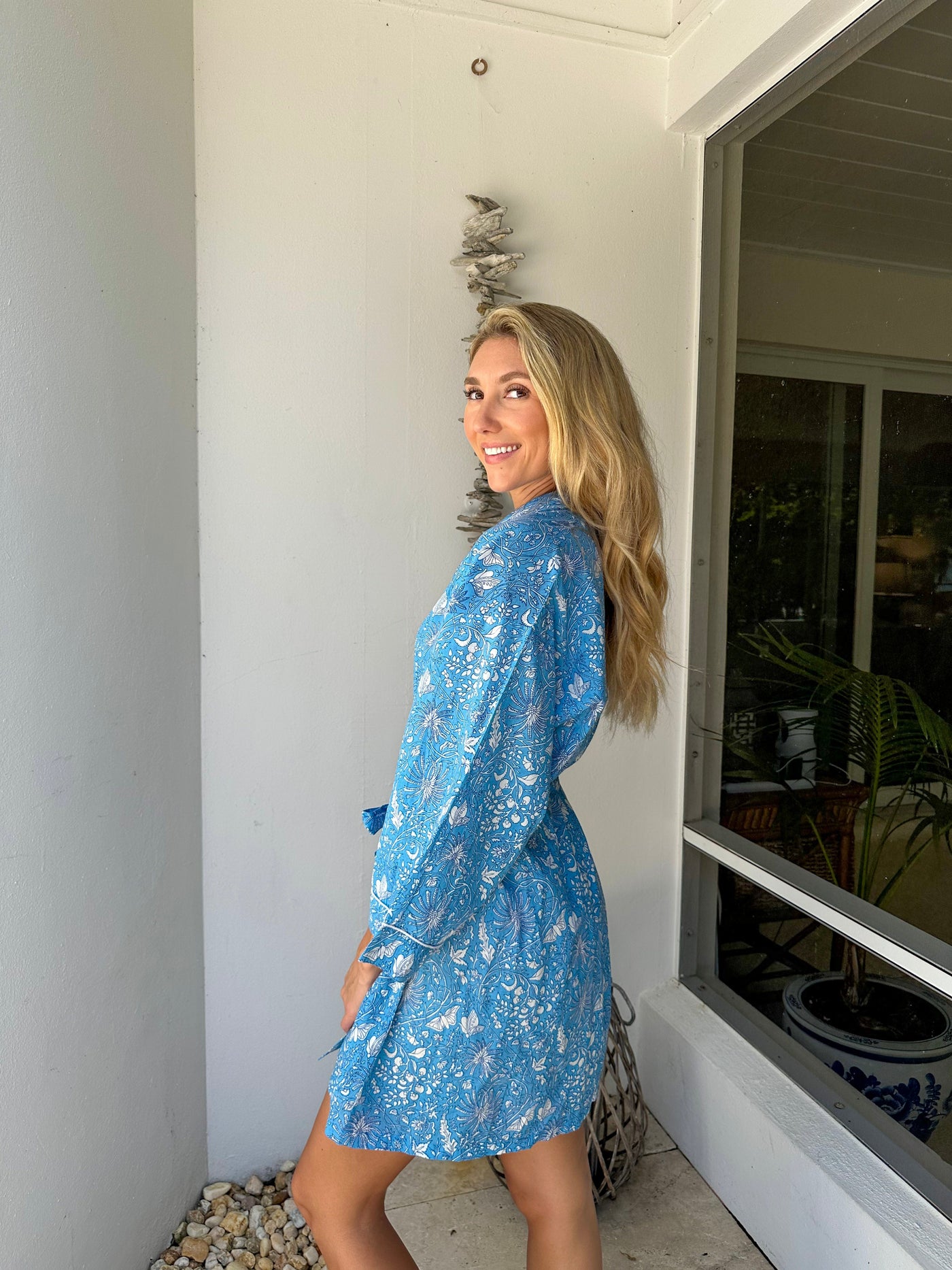 Kimono (Short) Seas Turquoise
