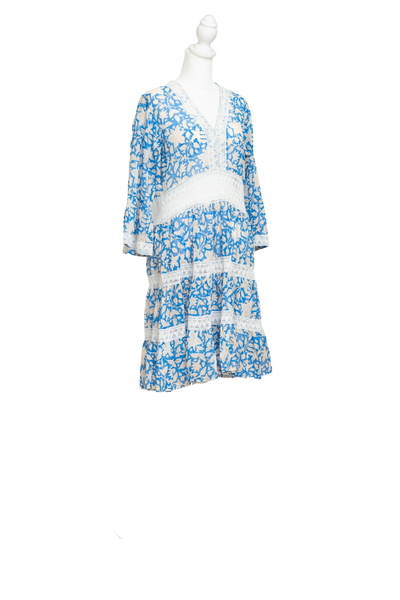 Aziza Short Dress Blue