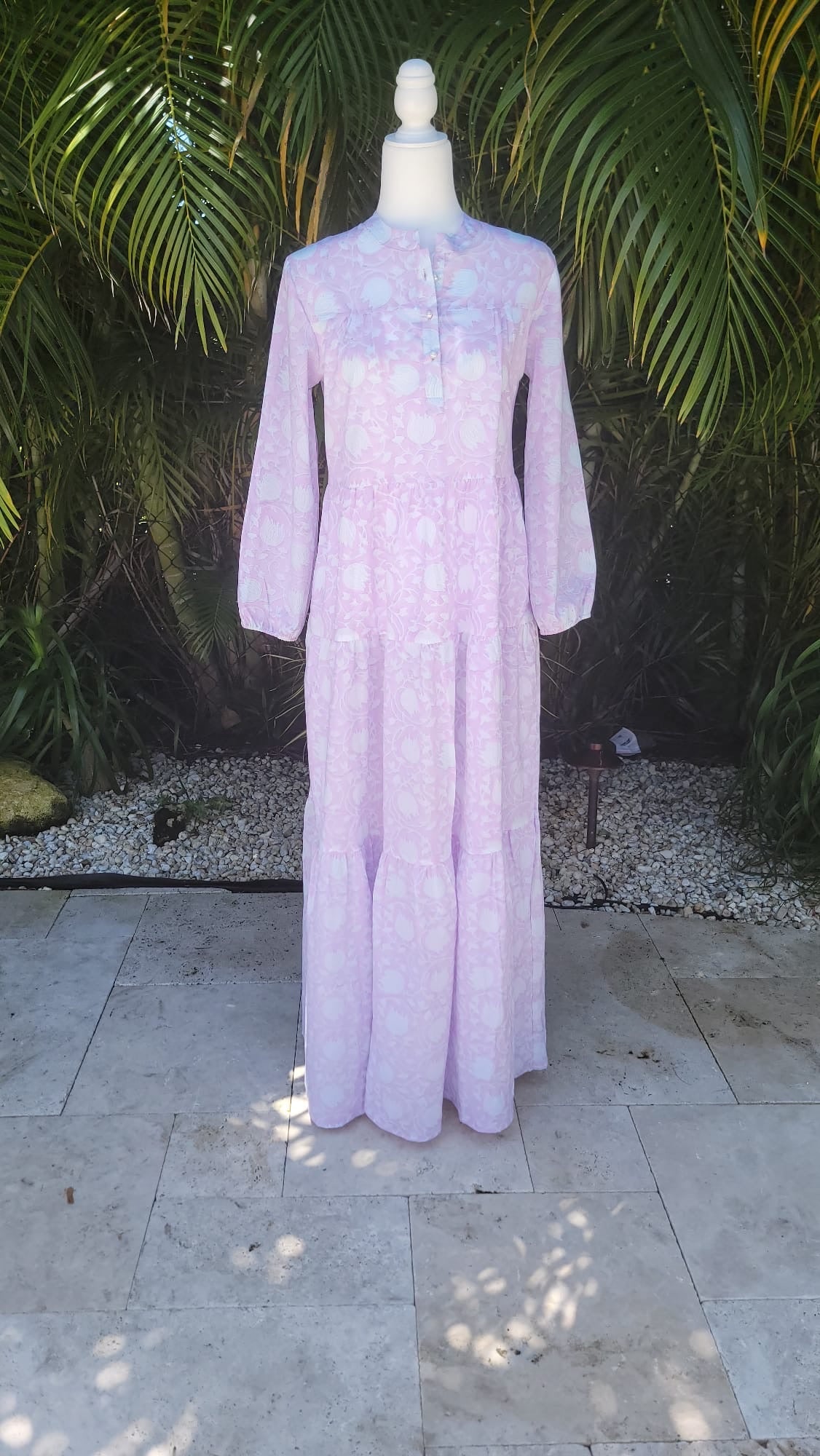 Boho Dress - Cotton Candy violet